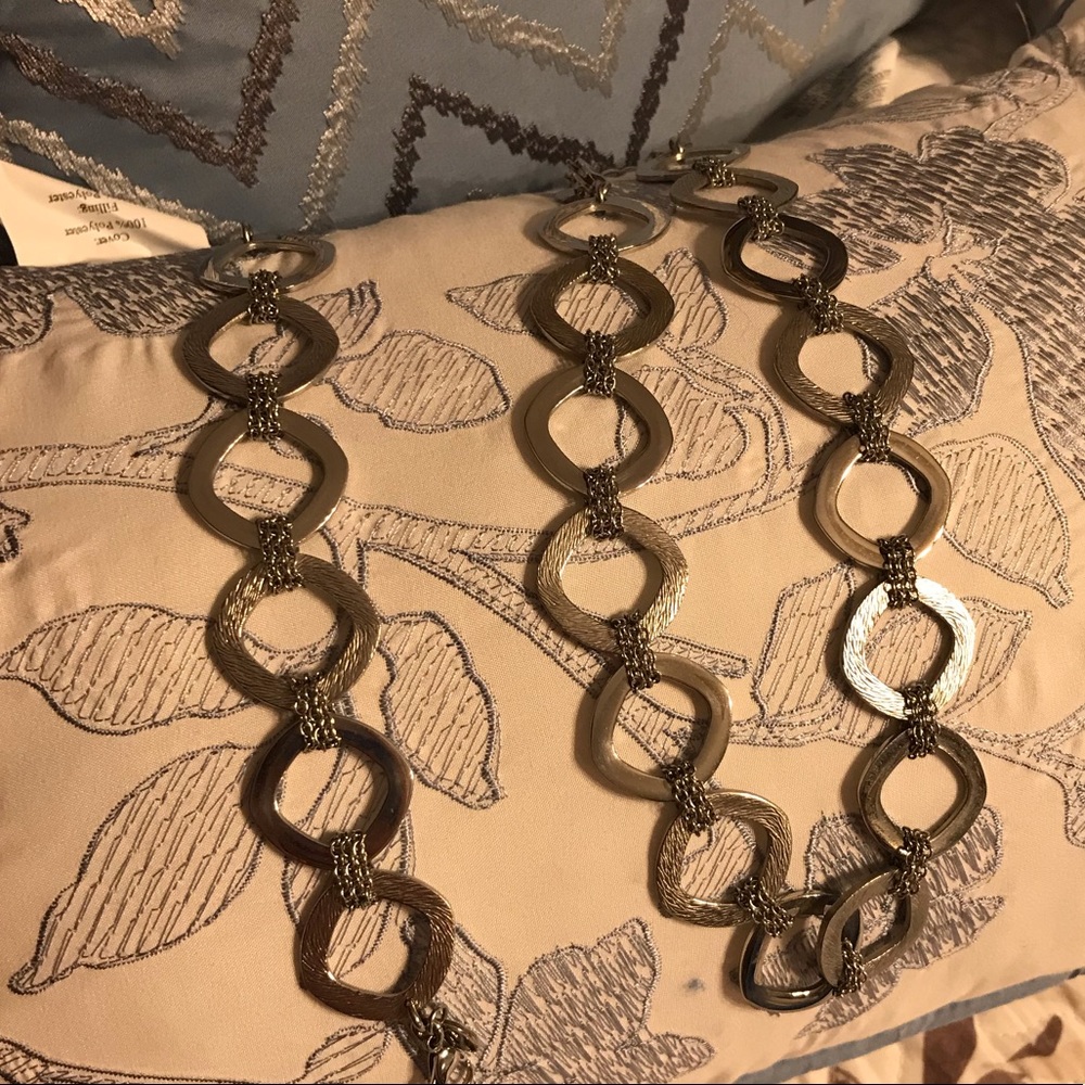 Stainless steel necklace and bracelet